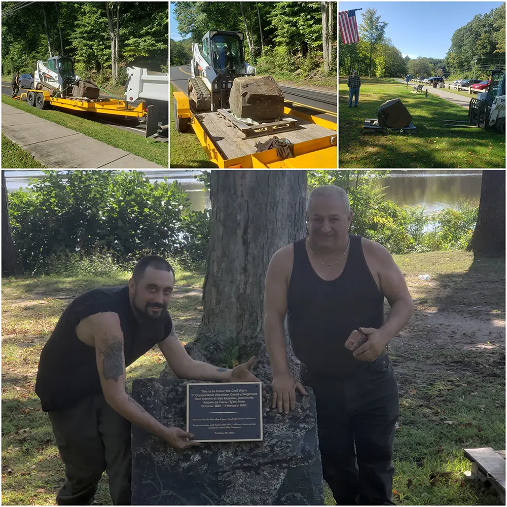 Camp Tyler Monument Dedication and Boulder Unveiling 