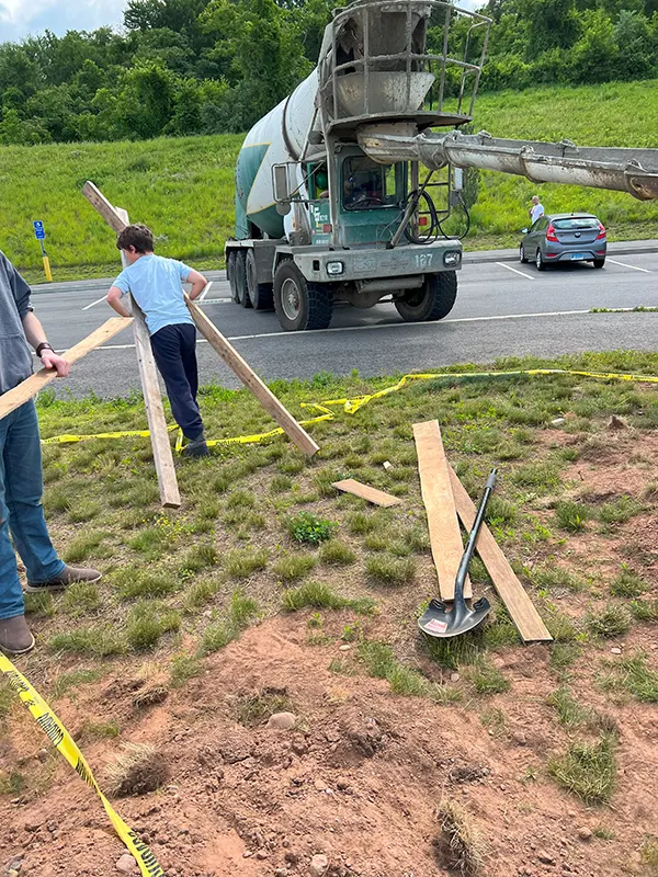 Eagle Scout Project- Suzio York Hill Concrete Donation 