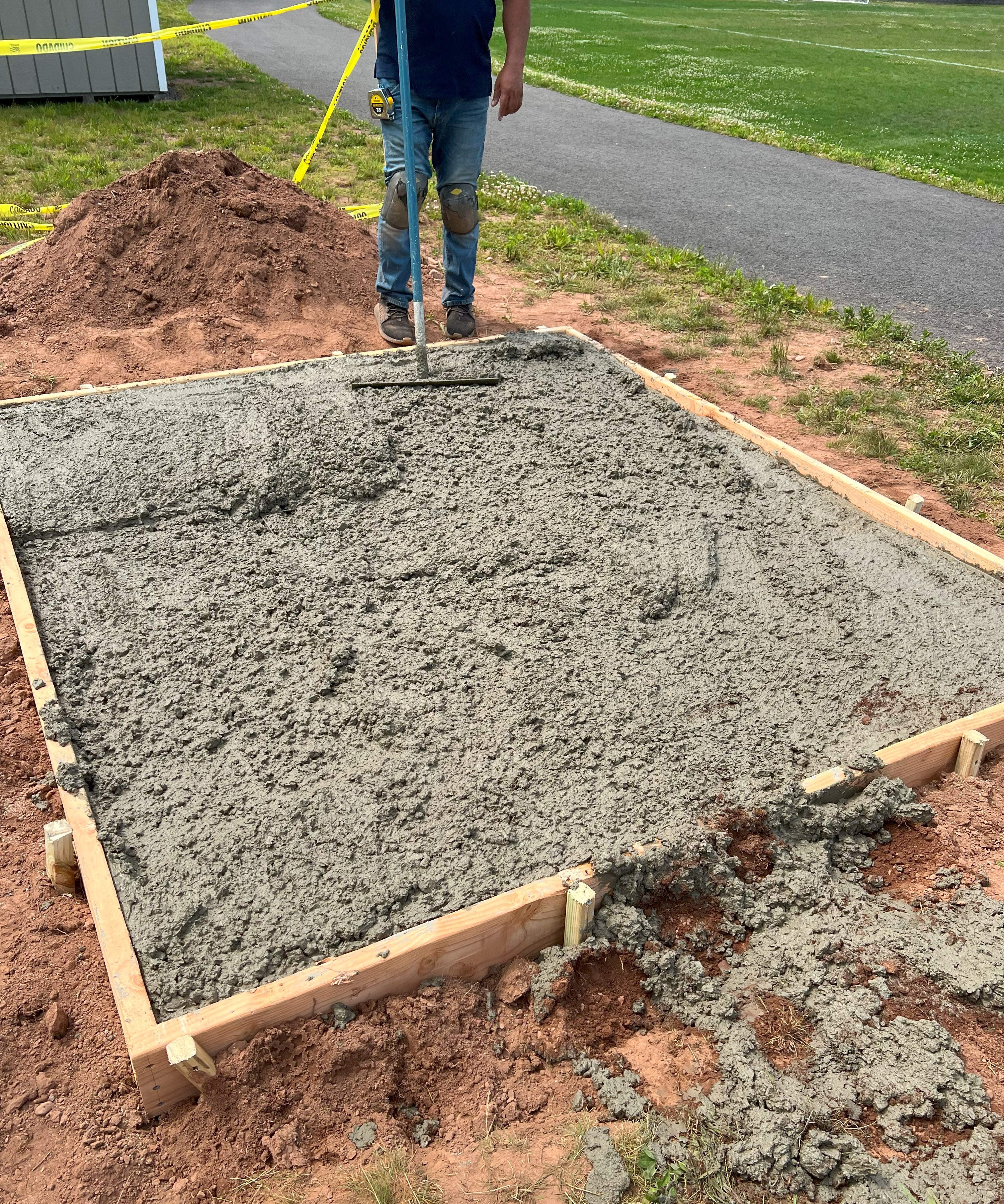 Concrete Donation by Suzio York Hill for Eagle Scout Project