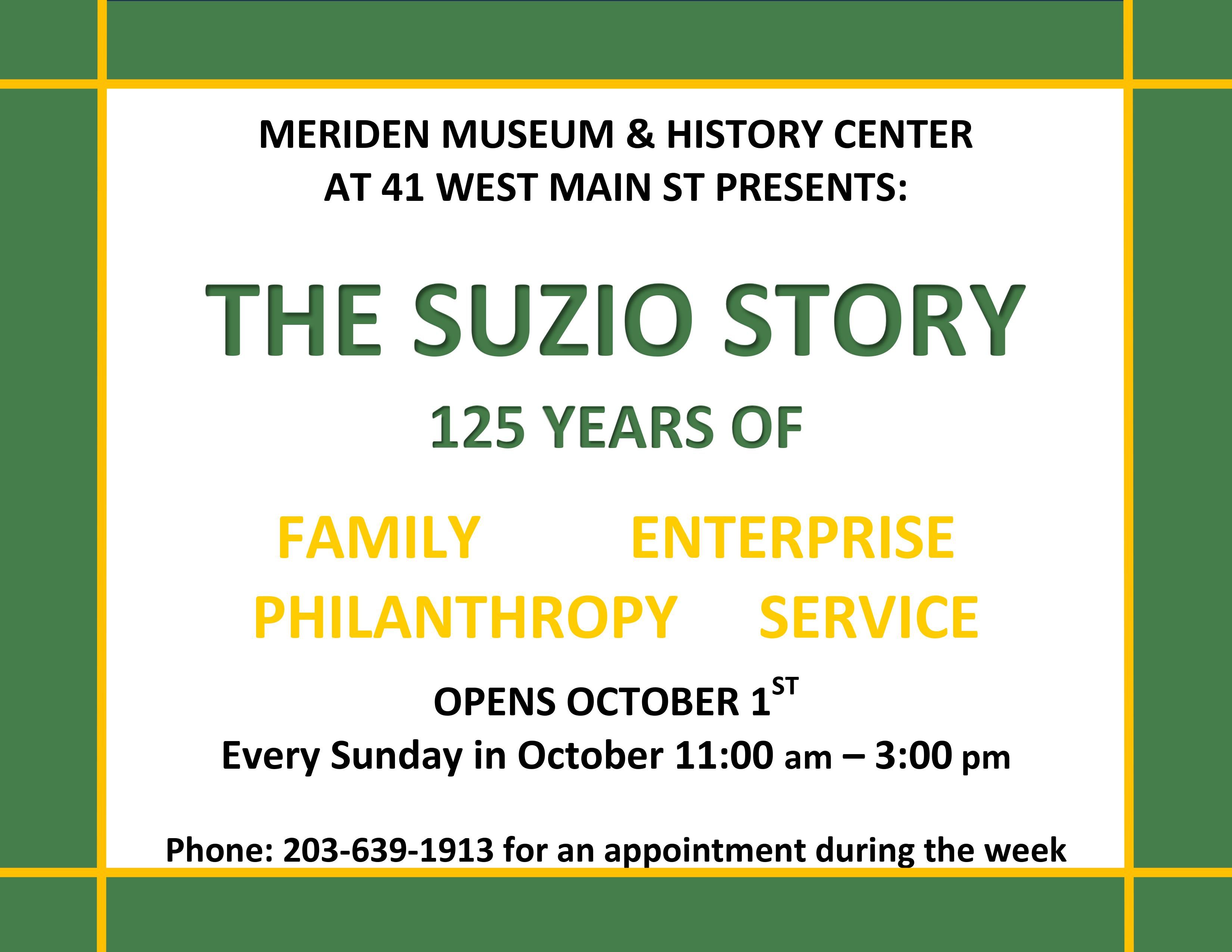 The Suzio Story 125 Years