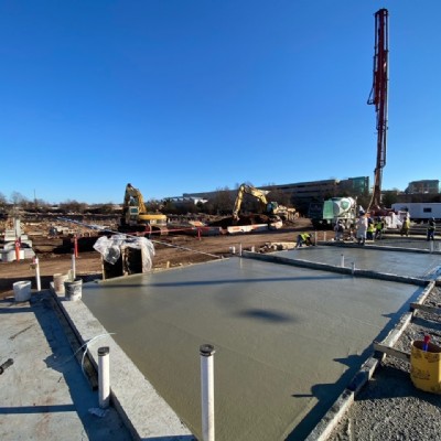 201 Munson St Apartment Complex Apartment Floor Slab Pour 